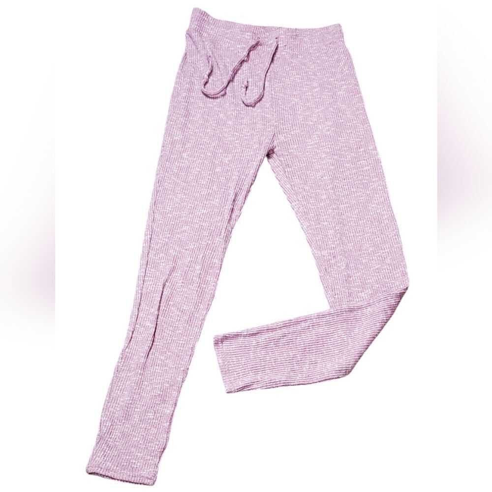 Gymshark Purple Ribbed Leggings